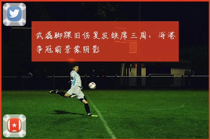 武磊脚踝旧伤复发缺席三周,海港争冠前景蒙阴影